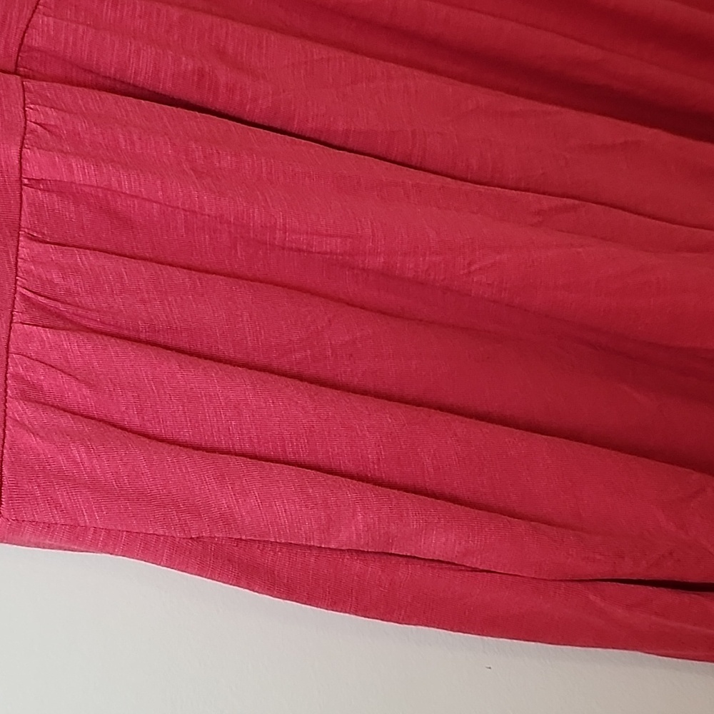 NWOT Boden Pink Chloe Notch Jersey Maxi Barbiecore Dress Sz 8 - Picture 8 of 16
